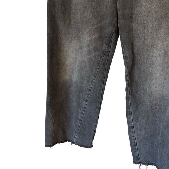 Revolve Free People We The Free Black High Rise Wide-Leg Jeans Size 30 - Picture 4 of 8